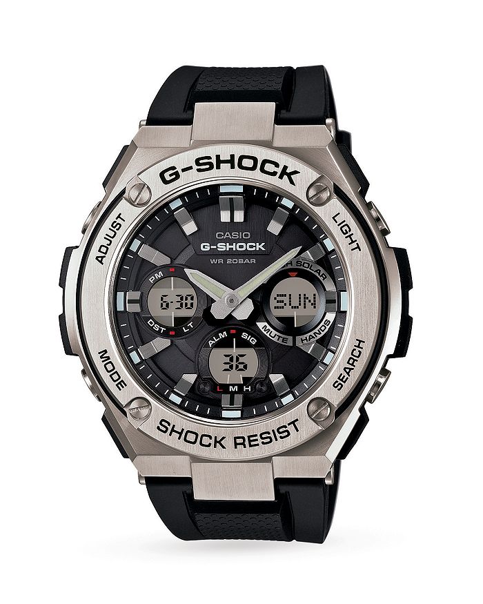 Shop G-shock G-steel Analog-digital Watch, 59mm In Silver