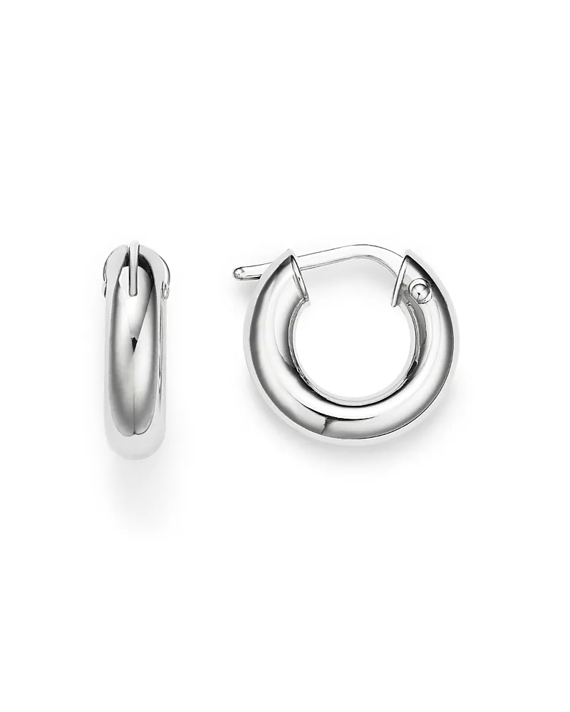 Roberto Coin 18K White Gold Hoop Earrings