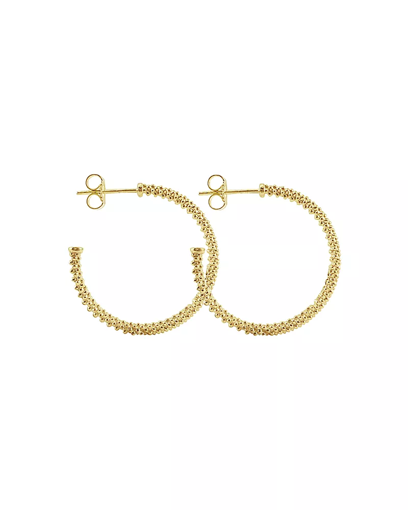 Lagos 18K Gold Hoop Earrings