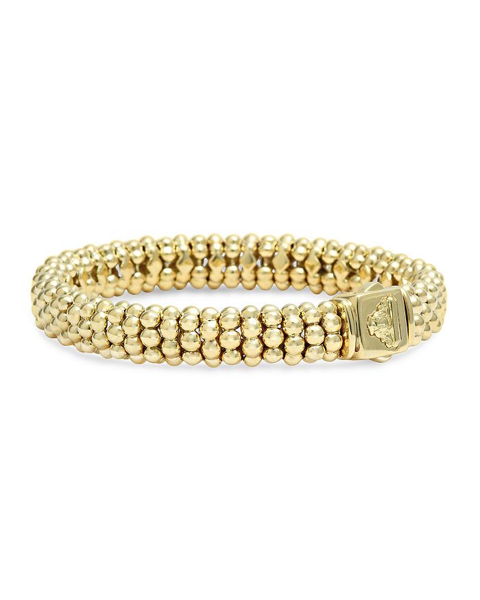 Shop Lagos Caviar Gold Collection 18k Gold Beaded Bracelet