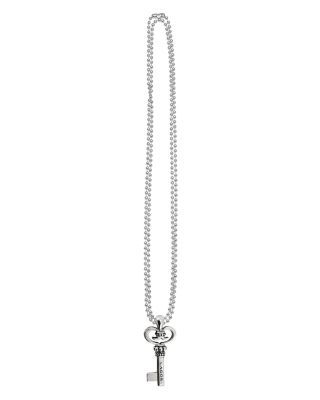 LAGOS Signature Sterling Silver Key Pendant Necklace, 34"