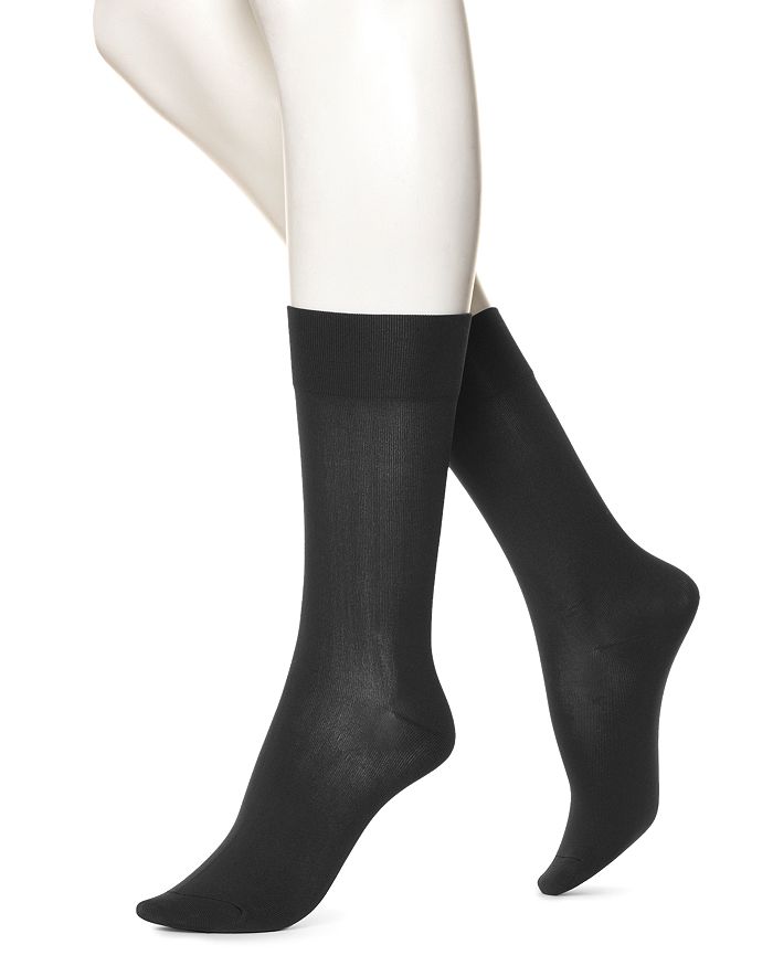 Hue Ultrasmooth Socks In Black