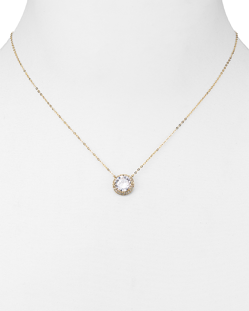 NADRI CIRCLE PENDANT NECKLACE, 16