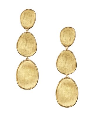 Marco Bicego - 18K Yellow Gold Lunaria Three Tiered Drop Earrings