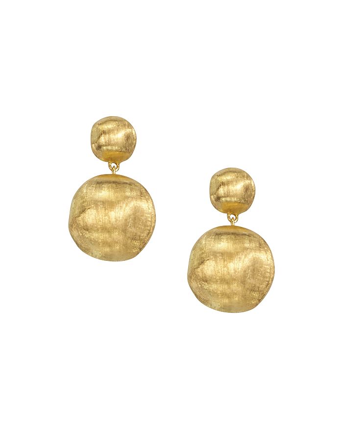 Shop Marco Bicego Africa Collection 18k Yellow Gold Bead Drop Earrings