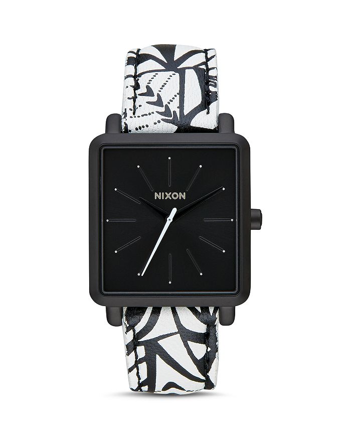 Nixon K Squared Leather Watch 30mm x 32mm Bloomingdale s