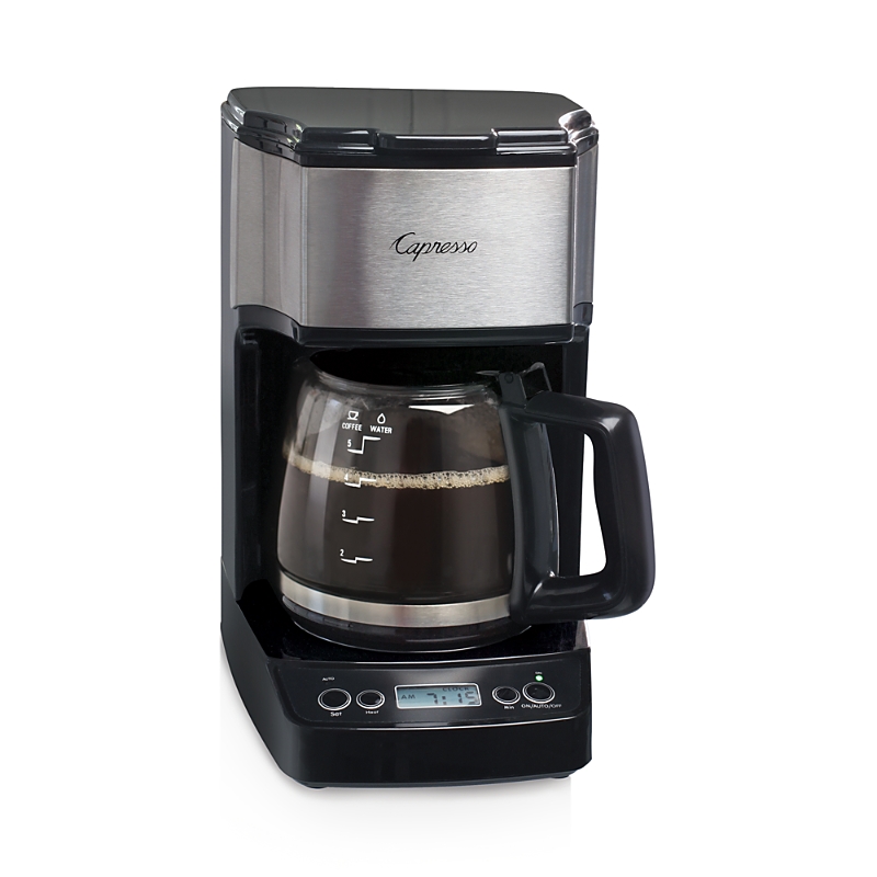 Capresso 5 Cup Mini Drip In Black/ Silver