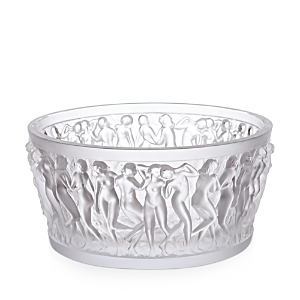 Shop Lalique Bacchantes Bowl In Clear