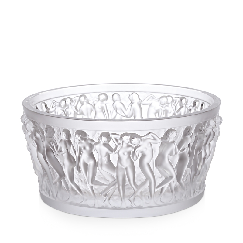 Lalique Bacchantes Crystal Bowl In Clear