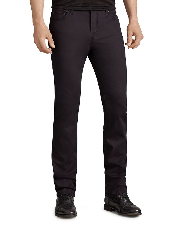 JOHN VARVATOS COLLECTION WOODWARD SLIM FIT JEANS IN BLACK,J244P3 AIAB