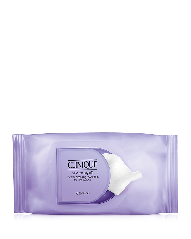 CLINIQUE TAKE THE DAY OFF MICELLAR CLEANSING TOWELETTES FOR FACE & EYES MAKEUP REMOVER ZM7A01