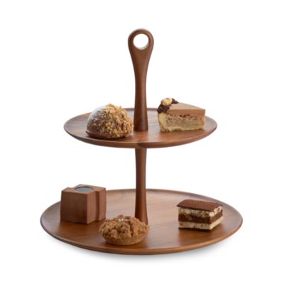 SKYE Wood Tiered Stand 