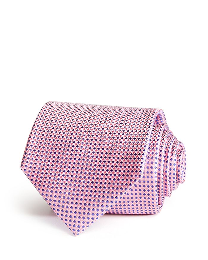 The Men's Store At Bloomingdale's Micro Harlequin Classic Tie - 100% Exclusive In Pink