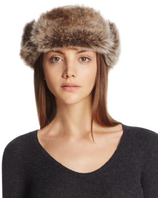 Barbour Ambush Hat with Faux Fur Cuff 