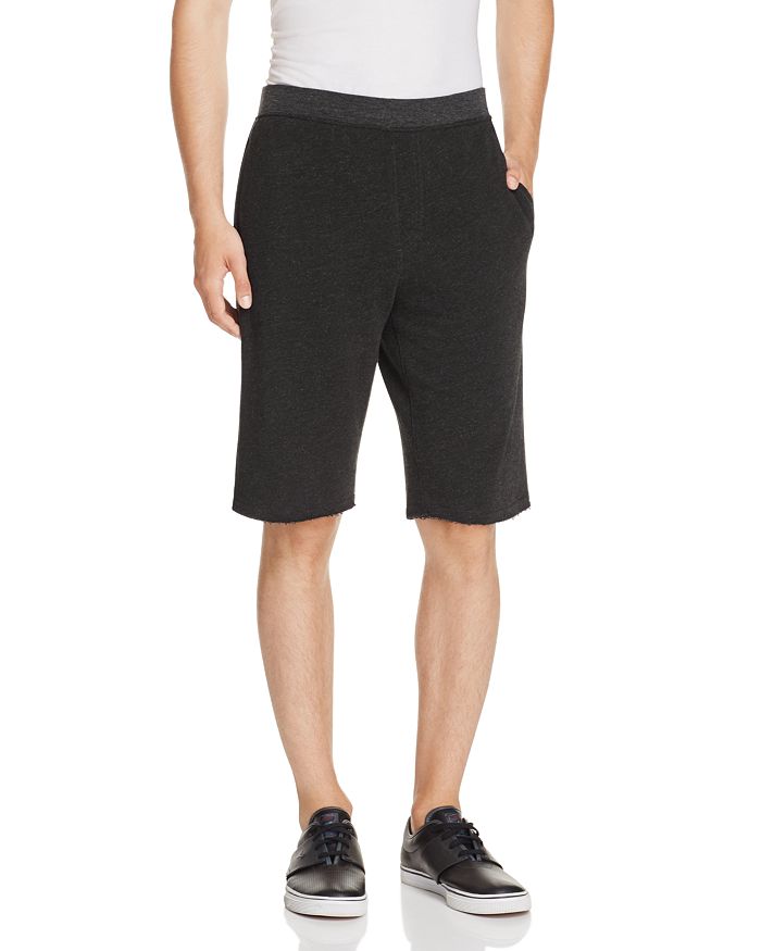Shop Atm Anthony Thomas Melillo Atm French Terry Shorts In Charcoal