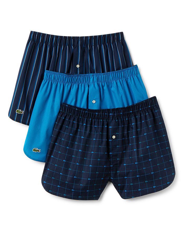 Lacoste Cotton Boxers - Pack of 3 | Bloomingdale's