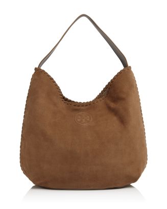 Tory Burch Marion Suede Hobo | Bloomingdale's