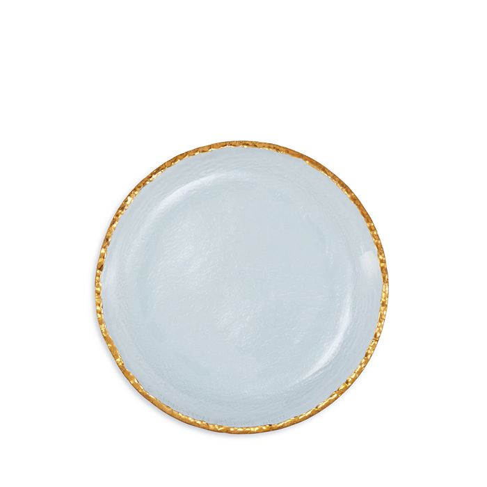 Annieglass Edgey Salad Plate In Gold
