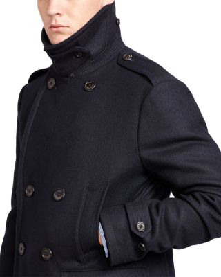 Polo Ralph Lauren Wool Blend Down Pea Coat | Bloomingdale's