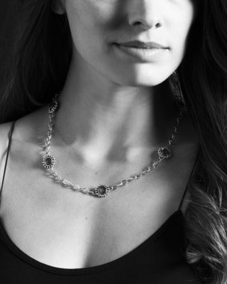 LAGOS Lapis Doublet Necklace, 20"