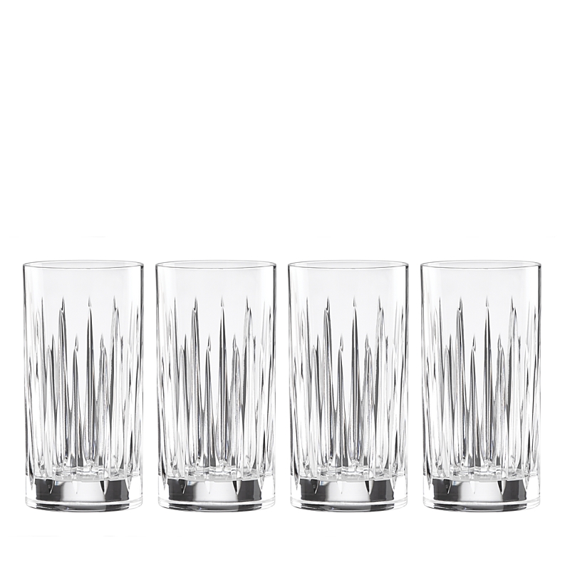 Reed & Barton Soho Crystal 4-piece Iced Beverage Glass Set In Clear