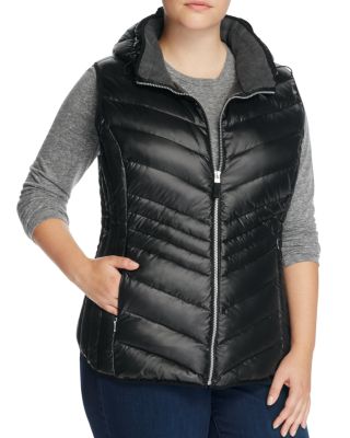 marc new york hooded puffer vest