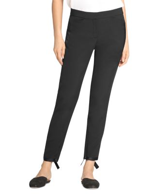 HALSTON HERITAGE - Satin Tie Tapered Pants