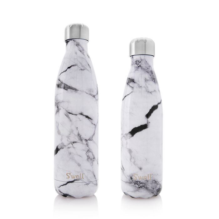 S'well - White Marble Bottles