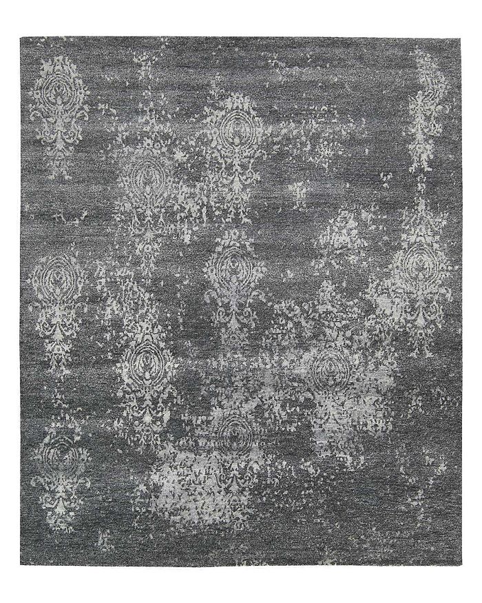 Nourison Silk Shadows Sha14 Rug - Abstract Graphite, 7'9 X 9'9