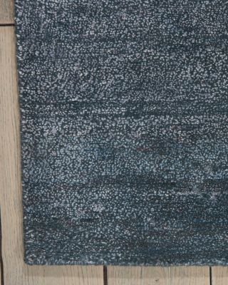 Silk Shadows Rug Collection - Abstract Blue Stone