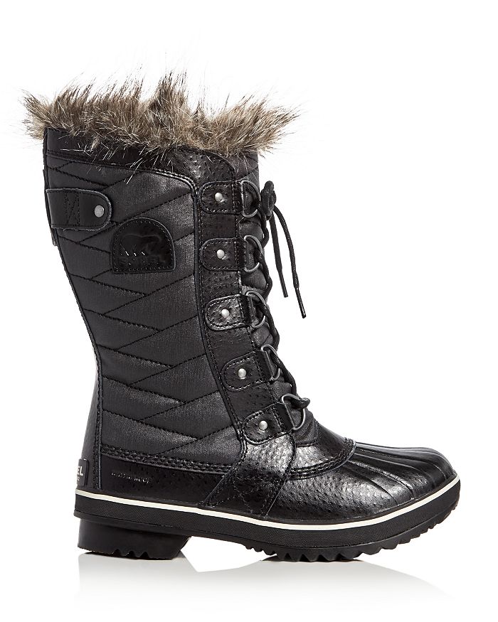 Sorel 'tofino Ii' Faux Fur Lined Waterproof Boot In Black | ModeSens
