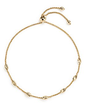 Bloomingdale's - 14K Yellow Gold Beaded Wheat Chain Bracelet  - 100% Exclusive