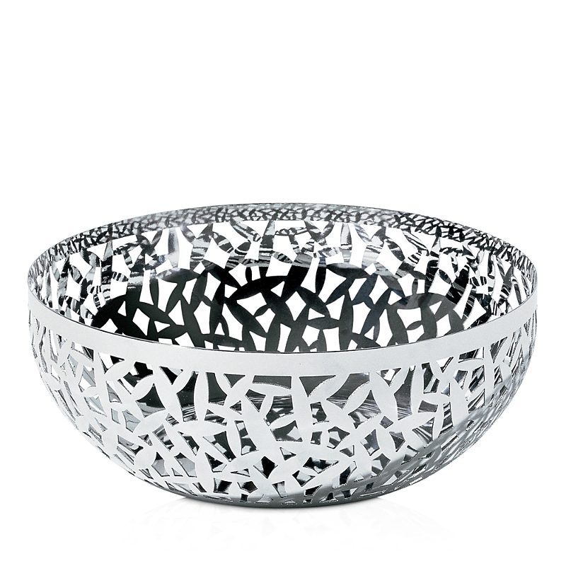 Shop Alessi Marta Sansonic Cactus Fruit Bowl, Large In Silver