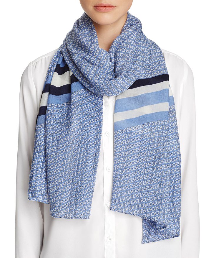 Tory burch gemini link tote bloomingdale's store