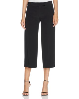 dkny wide leg cropped pants