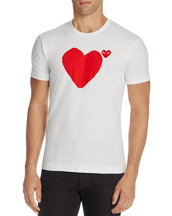 Comme Des Garcons PLAY Comme Des Garçons PLAY Heart Graphic Tee |  Bloomingdale's