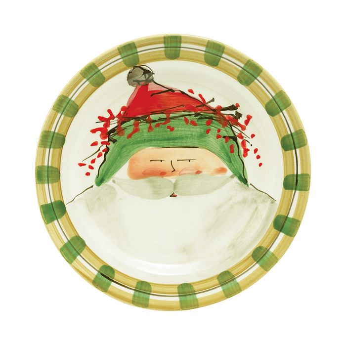 VIETRI OLD ST. NICK ASSORTED DINNER PLATES, SET OF 4,OSN-7800A