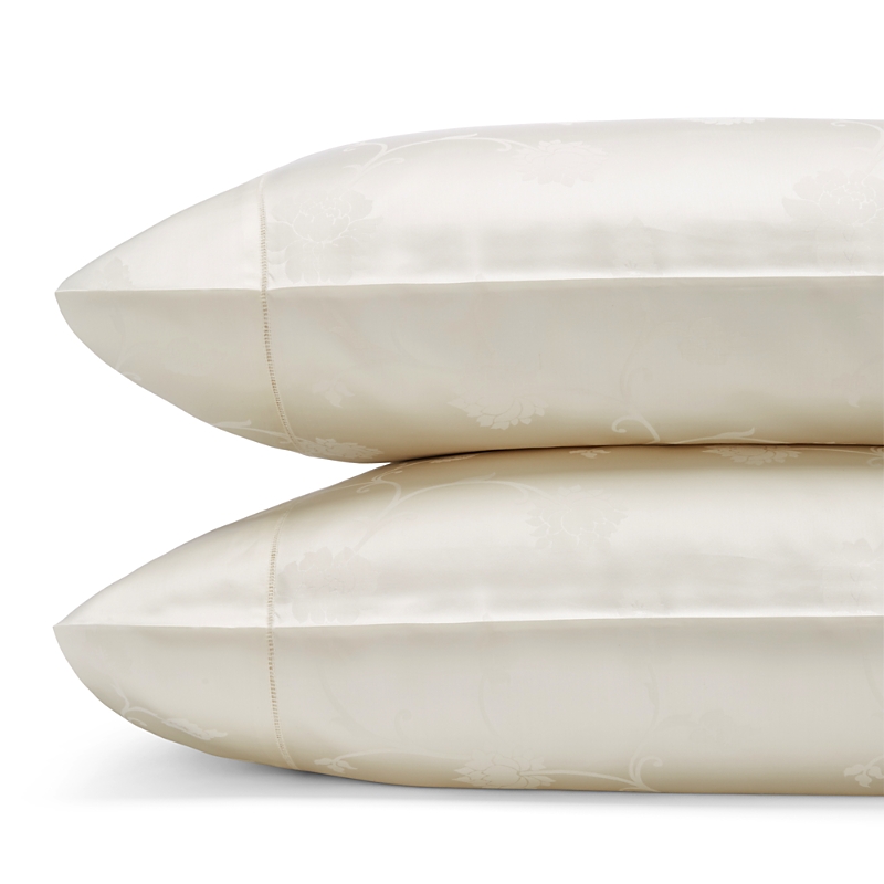 Sferra Giza 45 Jacquard King Pillowcase, Pair In Ivory