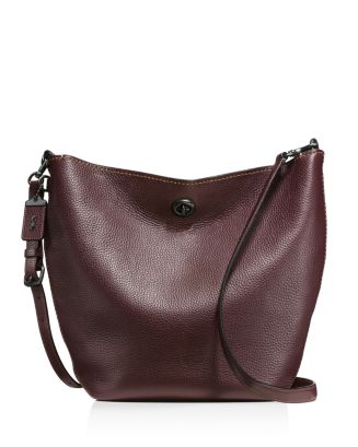 COACH Duffle Shoulder Bag in Glovetanned Pebble Leather