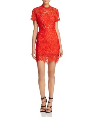 lovers and friends red lace dress