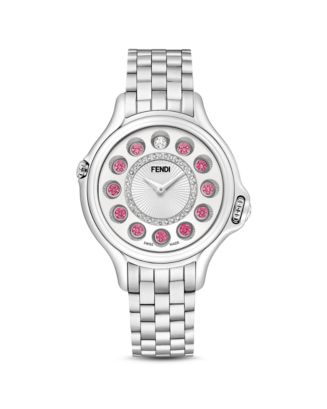 Fendi watch with outlet rotating gemstones