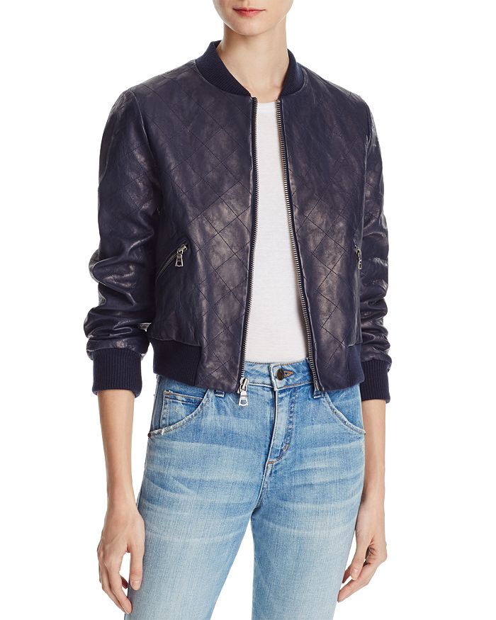 Alice and olivia leather jacket online