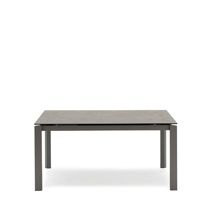 Calligaris Duca Extension Dining Table In Lead Gray