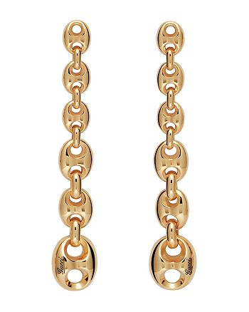 Gucci 18K Yellow Gold Marina Chain Earrings | Bloomingdale's