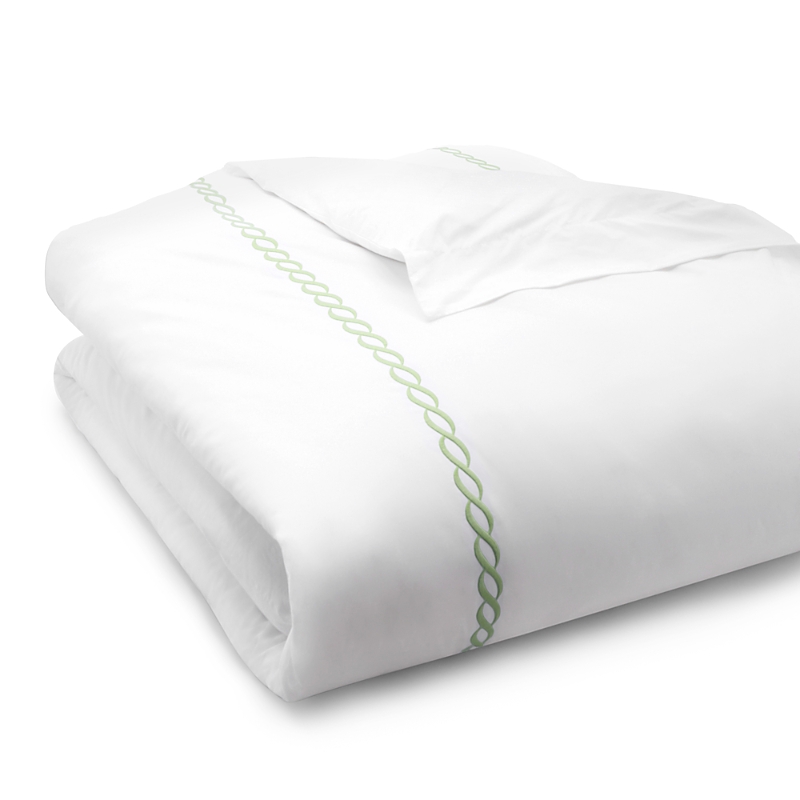 MATOUK CLASSIC CHAIN DUVET COVER, FULL/QUEEN S100FQDUVSG