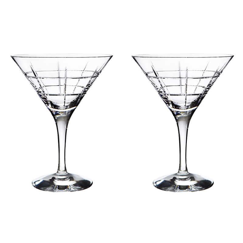 Orrefors Street Martini Pair