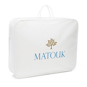 Matouk Valletto 3 Chamber Medium Down Pillow, King In White