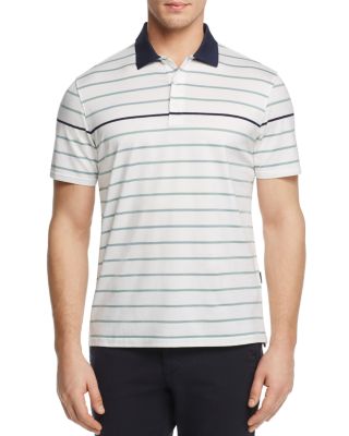 AG Green Label Farrell Stripe Regular Fit Polo Shirt | Bloomingdale's