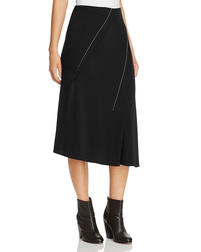 DKNY Asymmetric Pleated Skirt - 100% Exclusive | Bloomingdale's