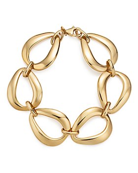 Bloomingdale's - 14K Yellow Gold Pearshape Link Bracelet - 100% Exclusive